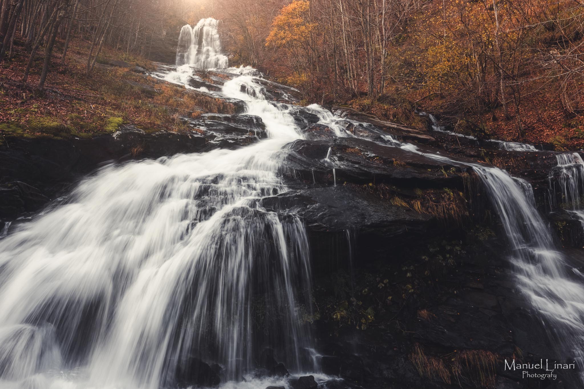 La Discesa del Doccione, la cascata fotografata da Manuel Linari